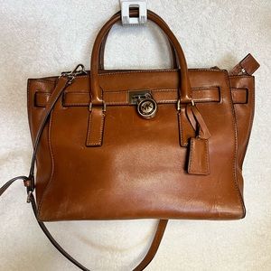 Authentic Michael Kors leather bag